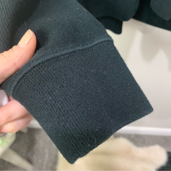 [Polo Ralph Lauren] Men's Black Button Detail Long Sleeve Pullover Sweater - Picture 4 of 9